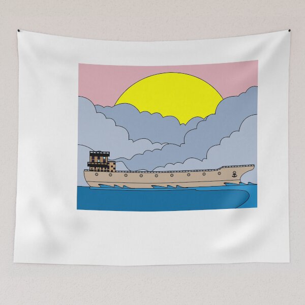 Item preview, Ships In The Middle Of The Lake Ocean designed and sold by flofin.