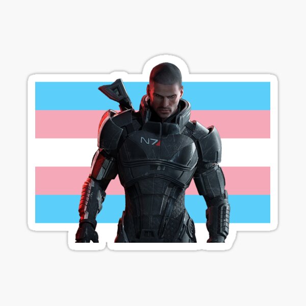 Vista previa del artículo con la obra «Shepard es Trans - v2», diseñado y vendido por ToBeFrankie.