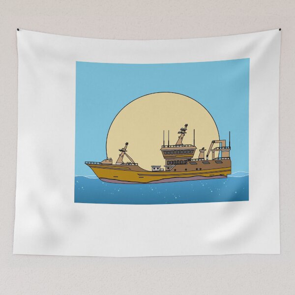 Item preview, Ships In The Middle Of The Lake Ocean designed and sold by flofin.