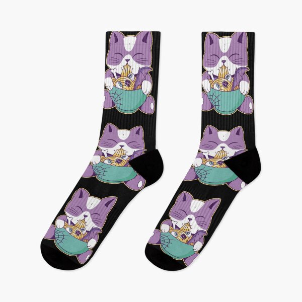 Item preview, Halloween ramen cat designed and sold by DerSenat.