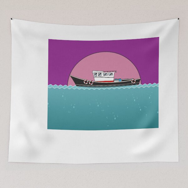 Item preview, Ships In The Middle Of The Lake Ocean designed and sold by flofin.