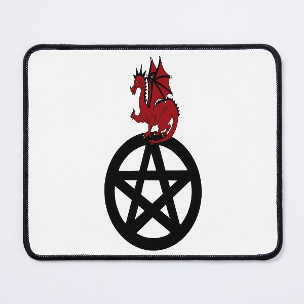 Item preview, Red Dragon on Pentacle designed and sold by imphavok.