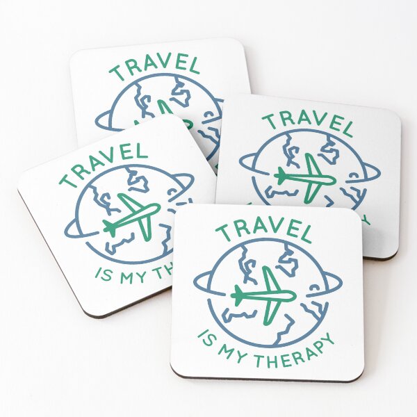 Item preview, Travel Is My Therapy designed and sold by cherrific.