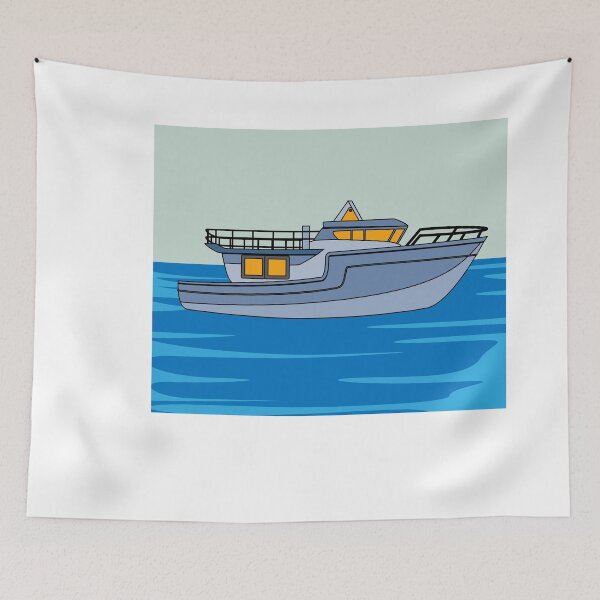 Item preview, Ships In The Middle Of The Lake Ocean designed and sold by flofin.