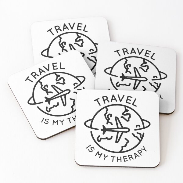 Item preview, Travel Is My Therapy designed and sold by cherrific.