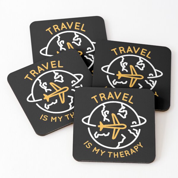Item preview, Travel Is My Therapy designed and sold by cherrific.