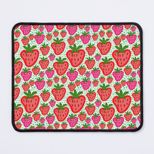 Item preview, Cute Hand Drawn Strawberry Pattern designed and sold by Squarebird.