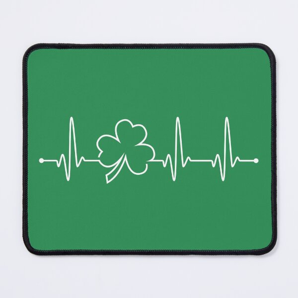 Item preview, Funny St. Patrick's Day ECG Shamrock Heartbeat Pulse designed and sold by goodspy.