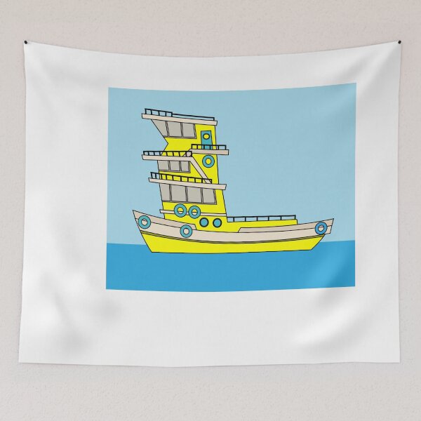 Item preview, Ships In The Middle Of The Lake Ocean designed and sold by flofin.