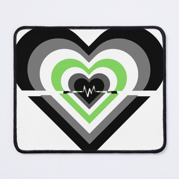 Item preview, Pride Flag Hearts - Agender designed and sold by thesassypanda.
