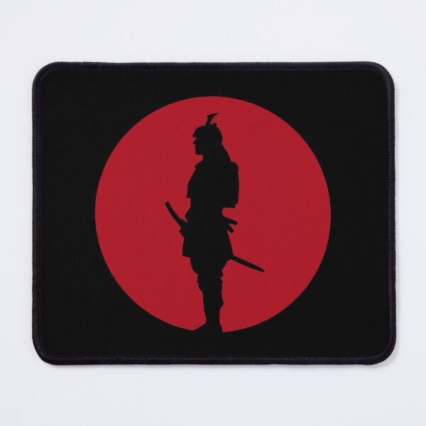 Item preview, Samurai Red Sun Silhouette (on black) designed and sold by STUDIO-72.