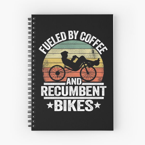 Item preview, Fueled By Coffee And Recumbents Bikes Funny Recumbent Bike designed and sold by Stronzi.