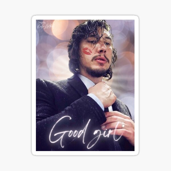 Vista previa del artículo con la obra «"Buena chica" - Adam Driver», diseñado y vendido por RubyOrchid14 Art & Logos.