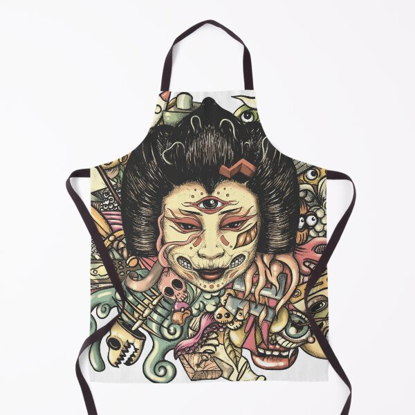 Item preview, Geisha Doodle Flat designed and sold by fakeface.