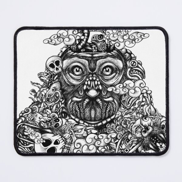Item preview, Ape Doodle BW designed and sold by fakeface.