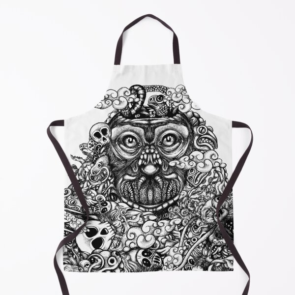 Item preview, Ape Doodle BW designed and sold by fakeface.
