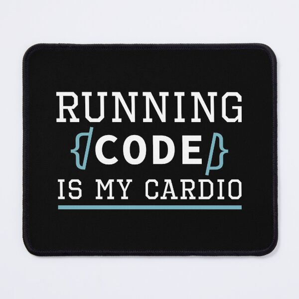 Item preview, Running Code Is My Cardio designed and sold by cherrific.