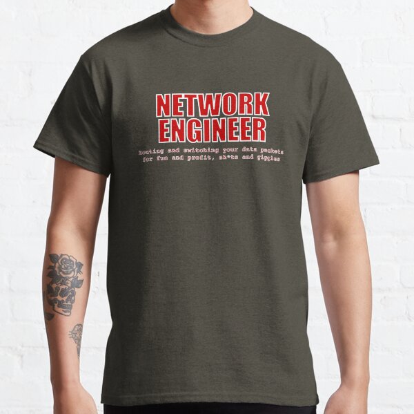 Network Engineer (Red) Classic T-Shirt