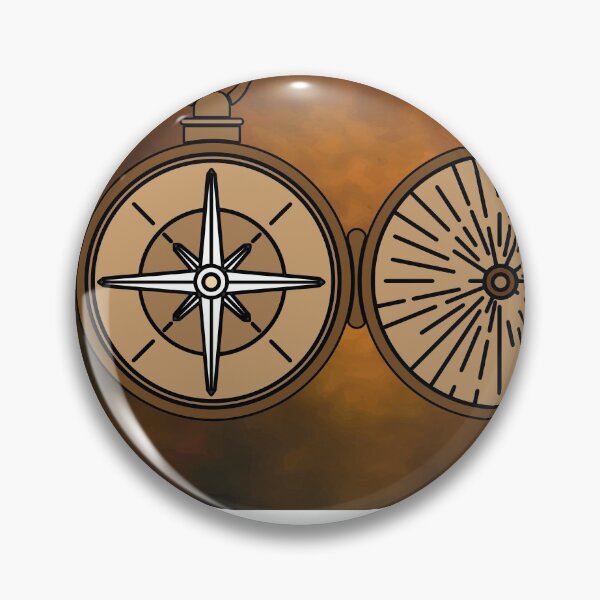 Item preview, Old Retro Compass Signpost Viking designed and sold by flofin.
