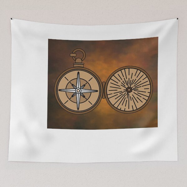 Item preview, Old Retro Compass Signpost Viking designed and sold by flofin.