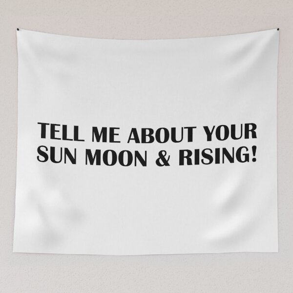 Item preview, Tell Me About Your Sun Moon and Rising - Spiritual designed and sold by Bennymp.