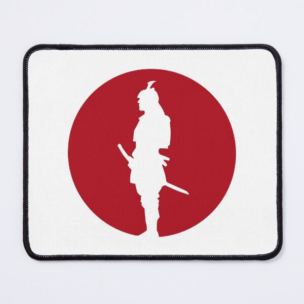 Item preview, Samurai Red Sun Silhouette (on white) designed and sold by STUDIO-72.