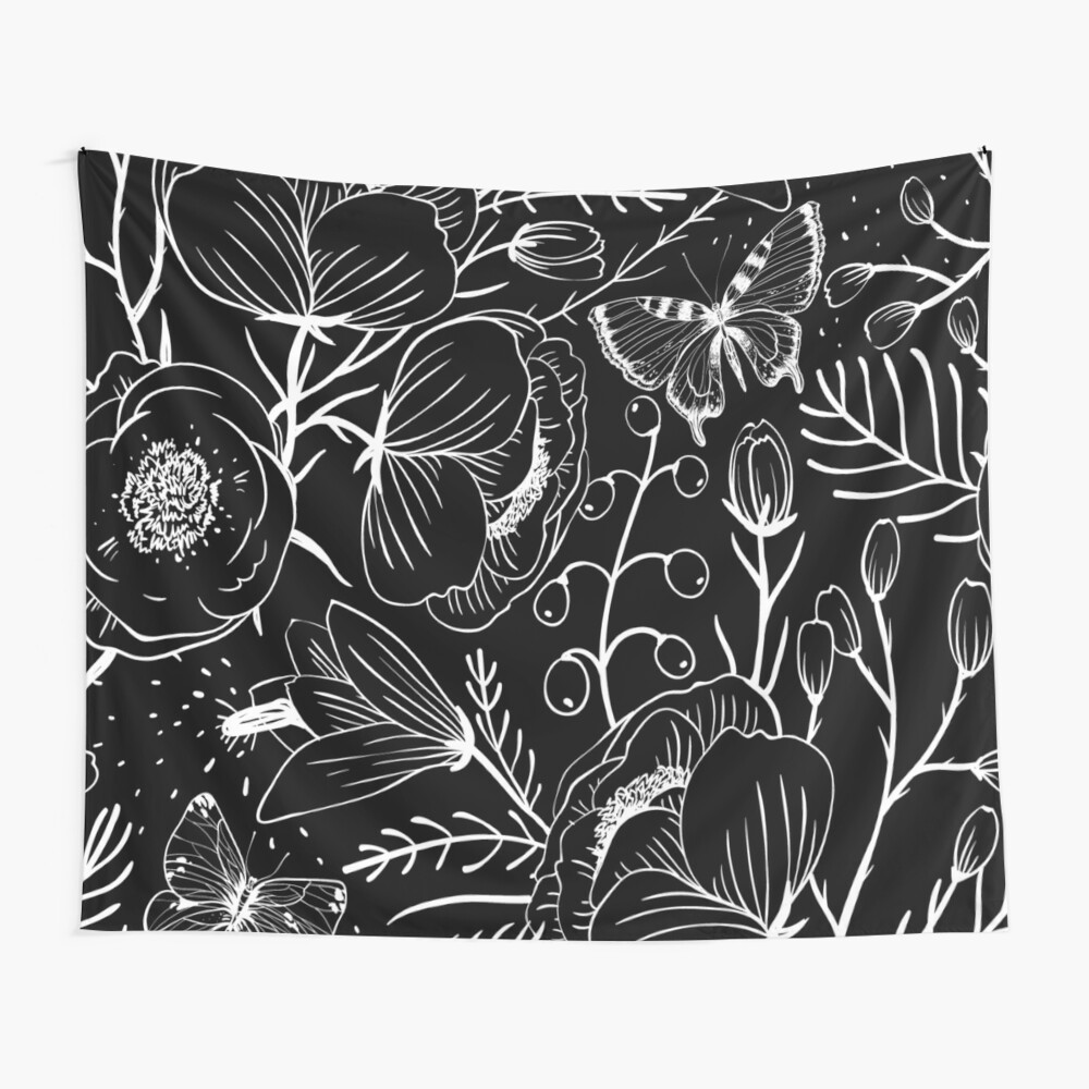 floral mouse pad