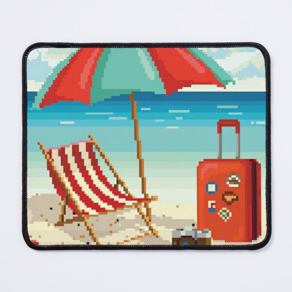 Item preview, Pixelated Escape Beach designed and sold by HopeDetour.