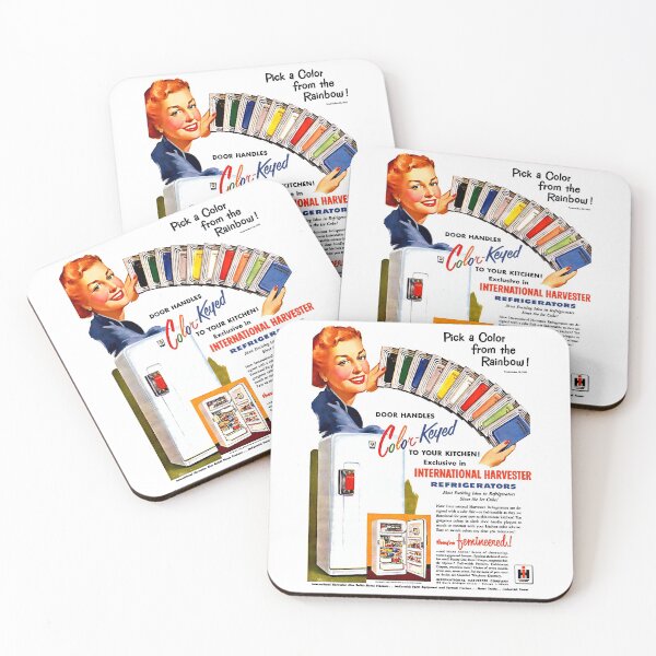 Item preview, COLOUR CODED REFRIGERATORS! - ADVERT designed and sold by ThrowbackAds.