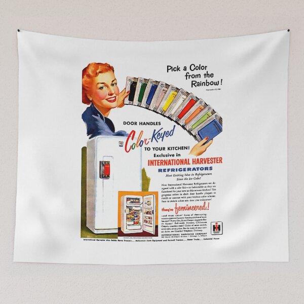 Item preview, COLOUR CODED REFRIGERATORS! - ADVERT designed and sold by ThrowbackAds.