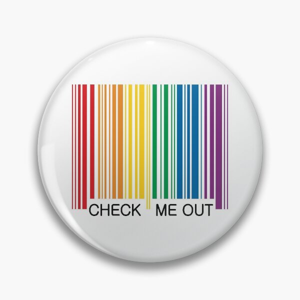 Item preview, Gay Pride Barcode Graphic designed and sold by iscaStudioArt.