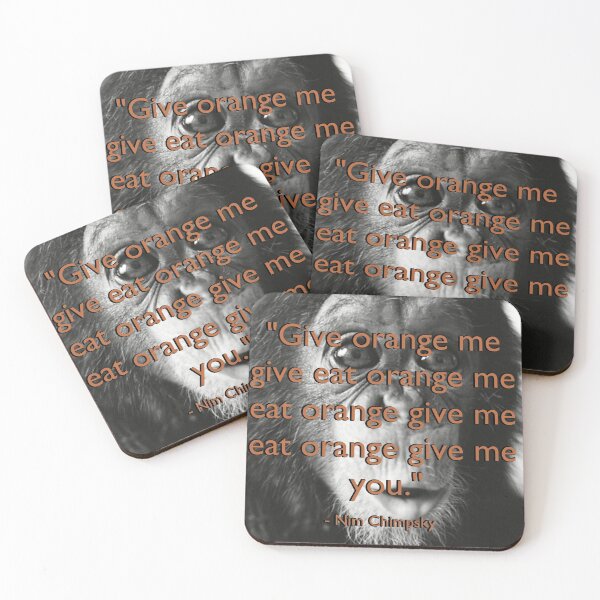 Item preview, Give orange nim chimpsky designed and sold by MOST FIRE DESIGNS.