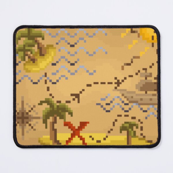 Item preview, Pixelated Treasure Map designed and sold by HopeDetour.