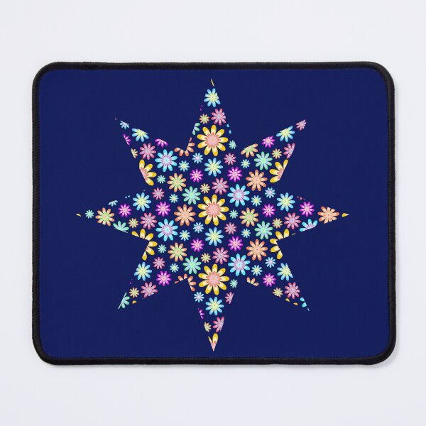 Item preview, Colorful Floral Star, Be A Star designed and sold by ZophiaSolaris.