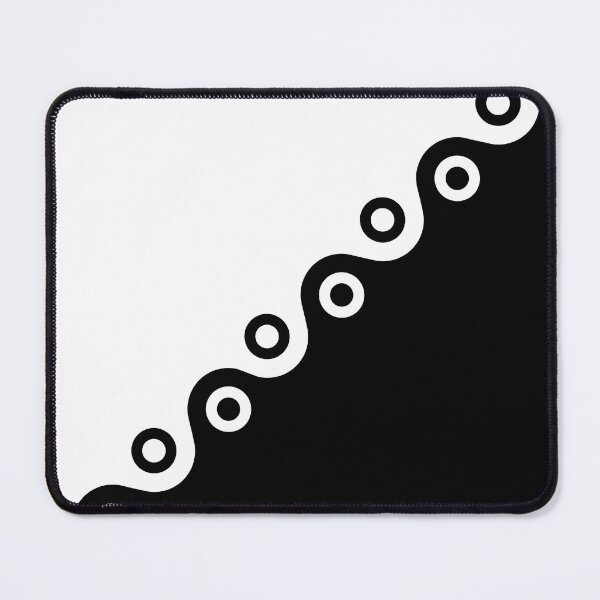 Item preview, Yin and Yang Black and White Symmetrical Asymmetry designed and sold by Shapes-Mania.