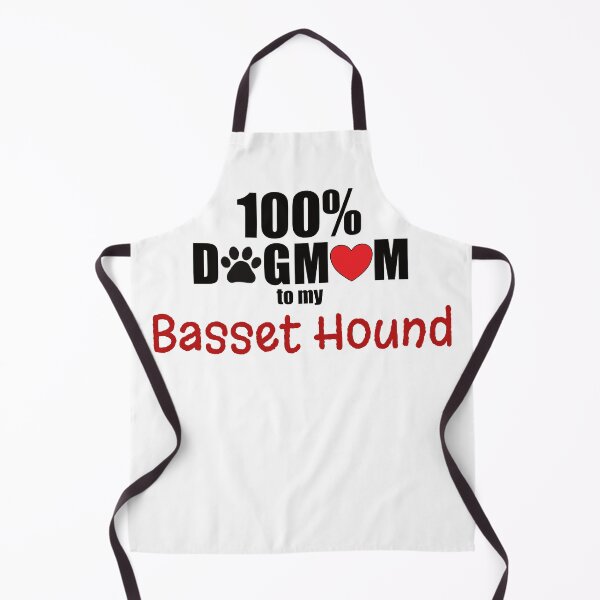 Item preview, 100% Dog MoM With Paw Heart Basset Hound designed and sold by KobelskiDesigns.