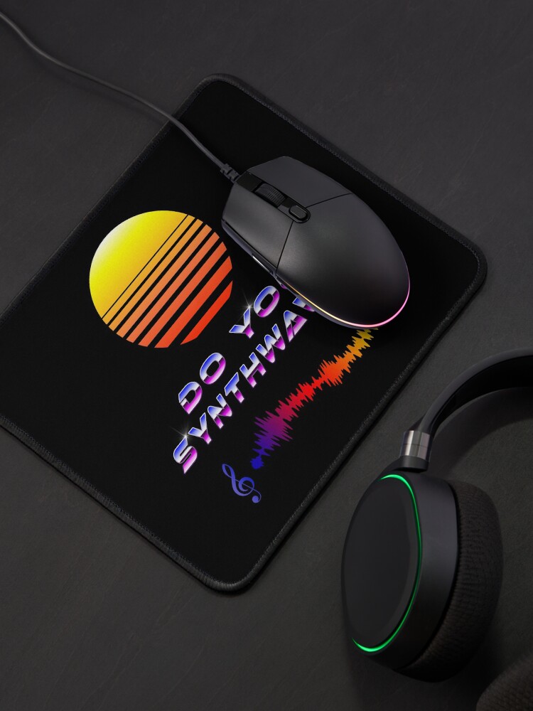 Alternate view of Do You Synthwave Mouse Pad
