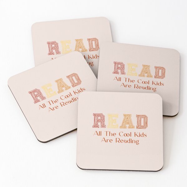 Item preview, All The Cool Kids Are Reading designed and sold by SerenaMinimal.