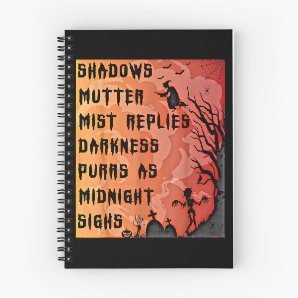 Item preview, Shadows mutter, mist replies, darkness purrs as midnight sighs designed and sold by cookoo68.