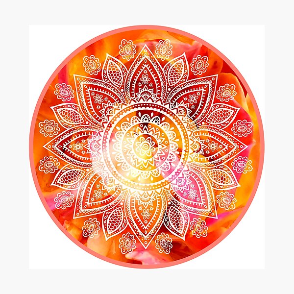 Mandala three Photographic Print