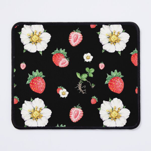 Item preview, Strawberry pattern dark designed and sold by PetitMartin.