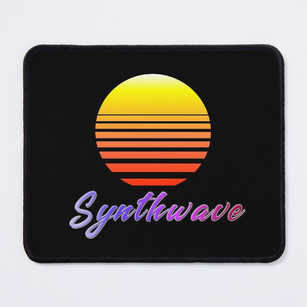 Synthwave Sun Mouse Pad