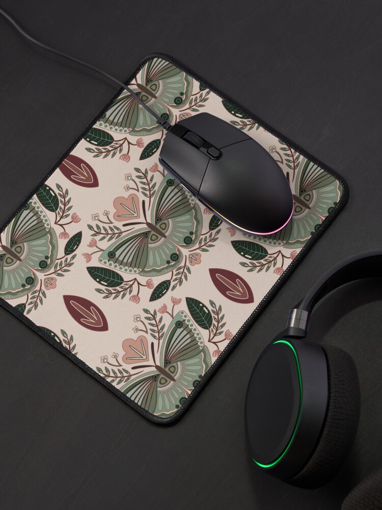 Discover Cute Butterfly Floral Pattern  Mouse Pad
