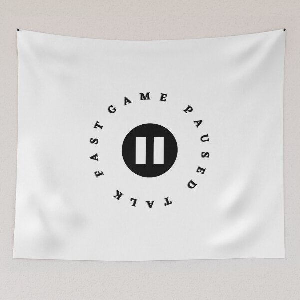 Item preview, Game paused talk fast  designed and sold by NorthStar-Shop.