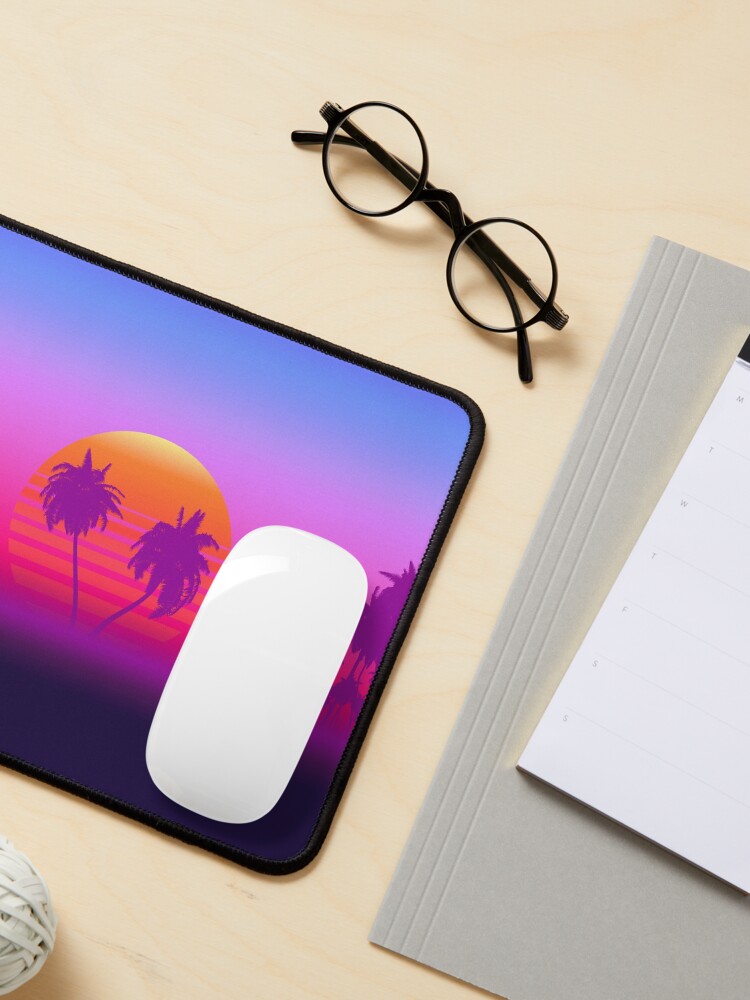 Alternate view of Palm Trees Sunset Mouse Pad