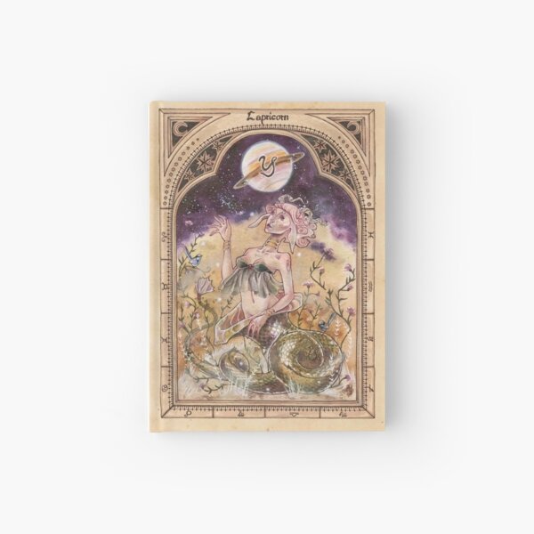 Capricorn Zodiac Hardcover Journal