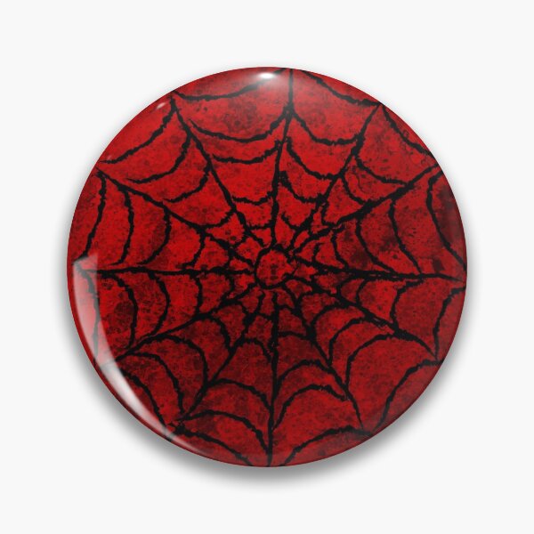 Item preview, Red Cobweb Round Spider Web Pattern designed and sold by DeneboArt.
