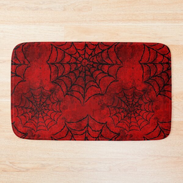 Item preview, Red Cobweb Round Spider Web Pattern designed and sold by DeneboArt.