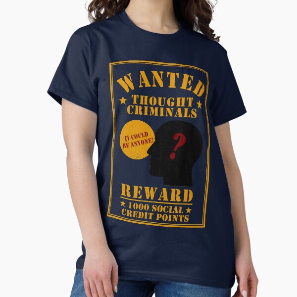 Item preview, Thought Criminal, Social Credit Score, Political designed and sold by ArtOfRebellion.