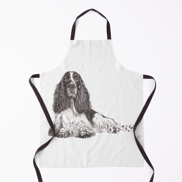 Item preview, Spaniel sitting proudly designed and sold by Heidi-Fine-Art.